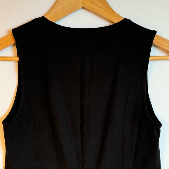 Everlane The Supima Form Stretch Tank Size Extra Small Black High Neck NWT - Picture 8 of 11